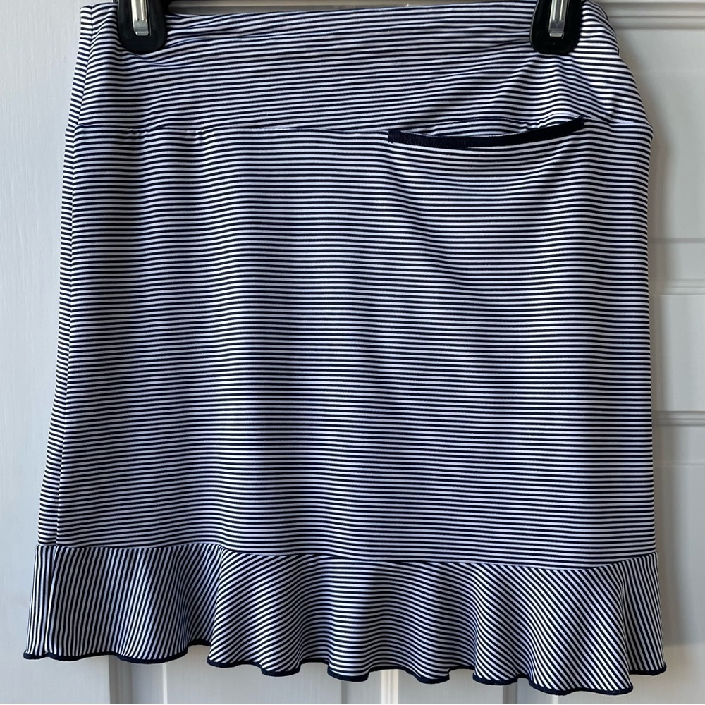 Golftini Navy & White Skort